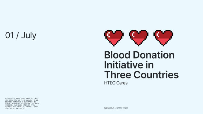 HTEC Cares: Blood Donation Initiative in Three Countries