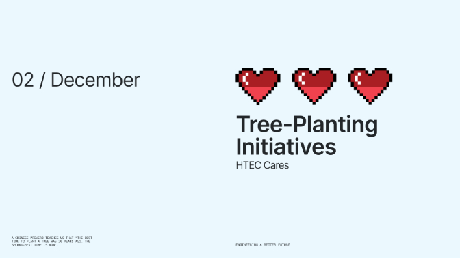 HTEC Cares: HTEC Tree-Planting Initiatives