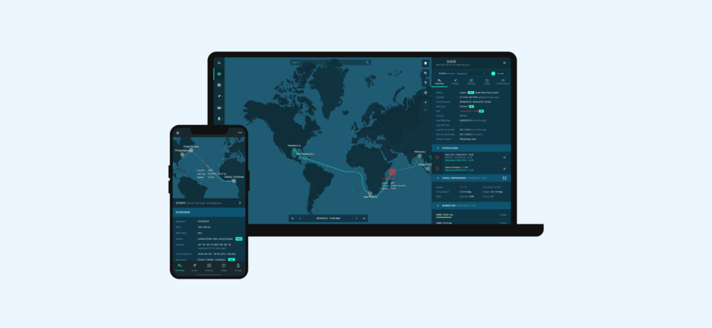 maritime industry tracking app